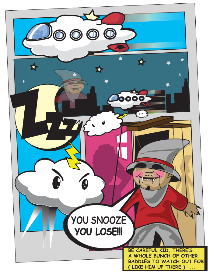 Cloudy vs Bad guy